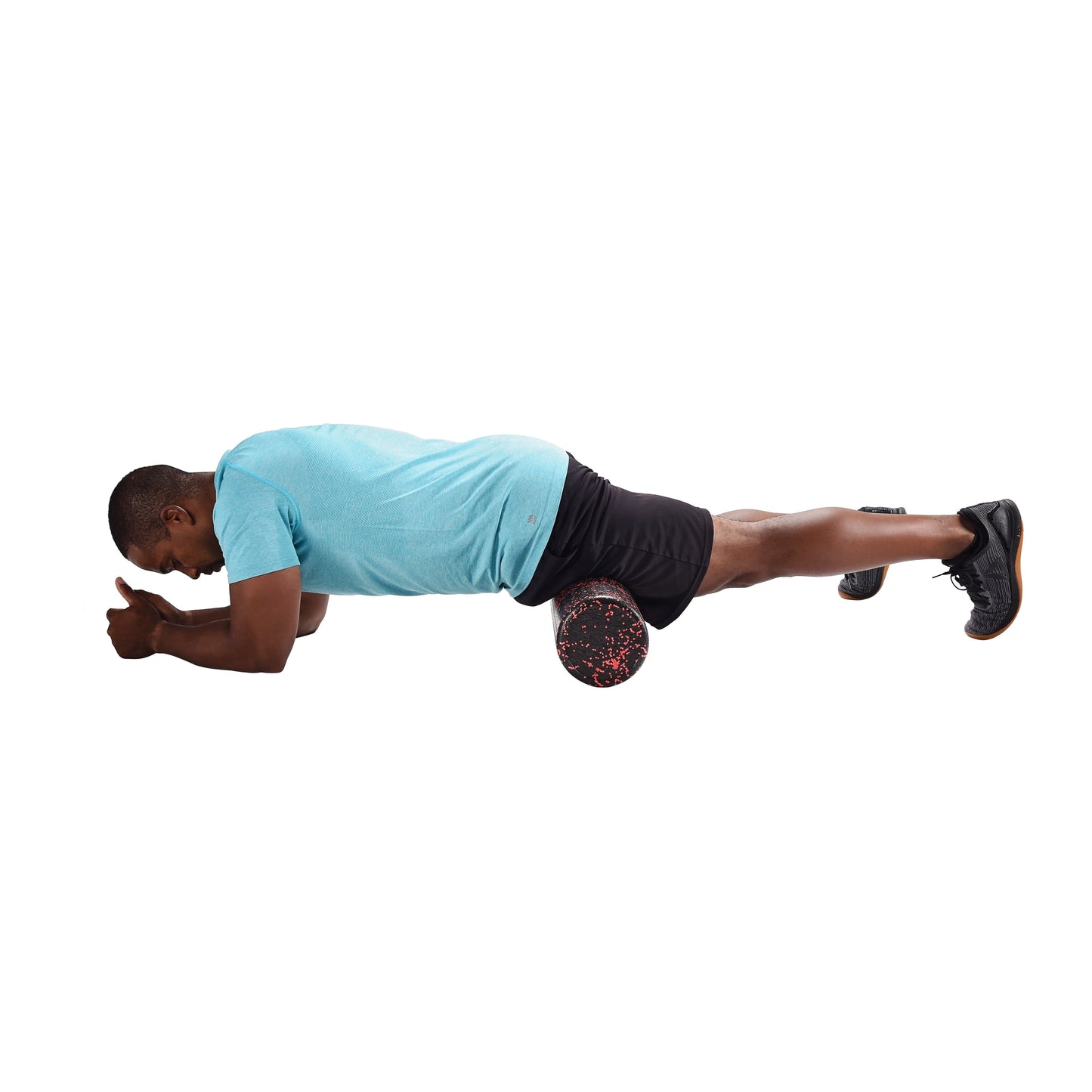 18-Inch High-Density Foam Roller in Red and Black