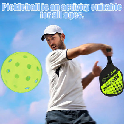 Professional Pickleball Racket Set - Includes 2 Paddles and 4 Balls