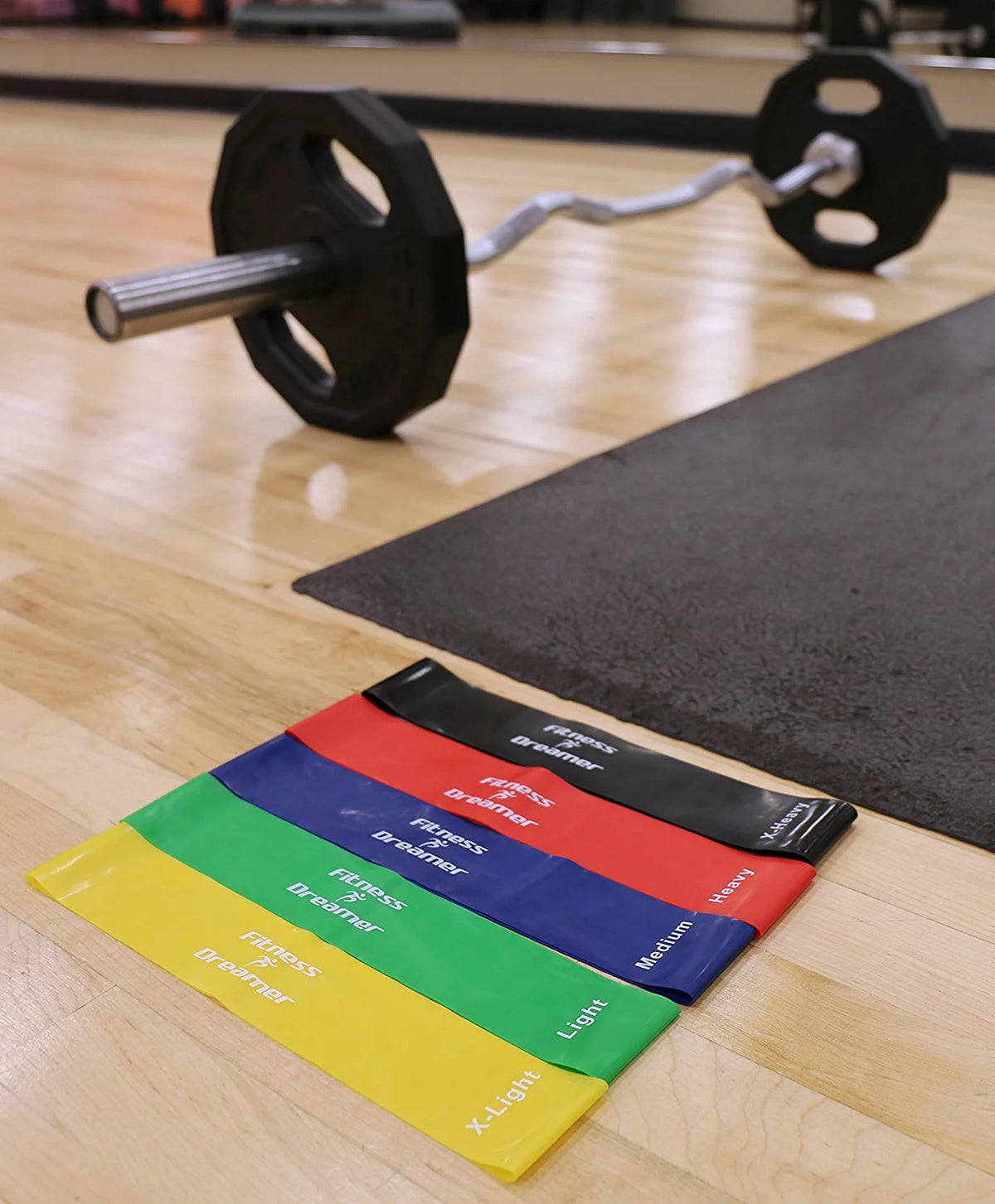 Resistance Bands, Exercise Loop Bands and Workout Bands by Set of 5, 12 In. Fitness Bands for Training or Physical Therapy-Improve Mobility and Strength